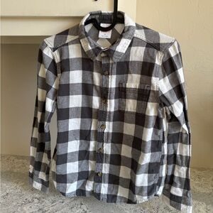 jumping beans Black & White Plaid Button-Down Shirt